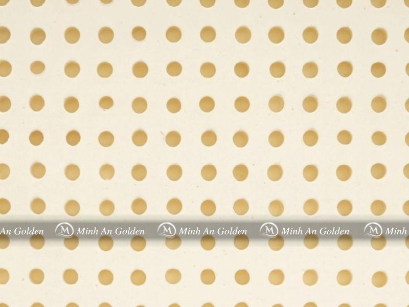 Bề mặt đệm cao su Kim Cương Happy Gold thiết kế thoáng khí