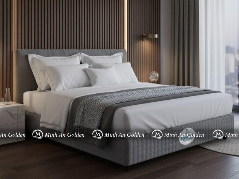 Divan kệ giường Diamond Kim Cương thiết kế tối giản và sang trọng