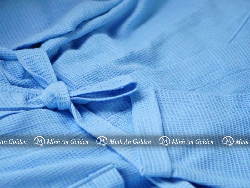 Cận cảnh vải dệt tổ ong, thể hiện độ mềm mại và khả năng thấm hút