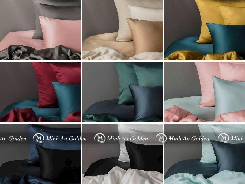 Bảng màu chăn ga gối chất liệu Tencel 60s Bảng màu chăn ga gối chất liệu Tencel 60s