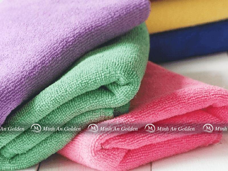 Khăn sợi Microfiber mềm mịn, an toàn cho da nhạy cảm