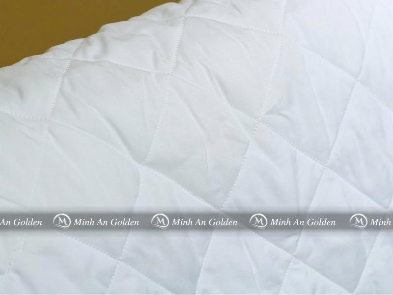 Cận cảnh bề mặt tấm bảo vệ nệm chống thấm bọc chun Cận cảnh bề mặt tấm bảo vệ nệm chống thấm bọc chun