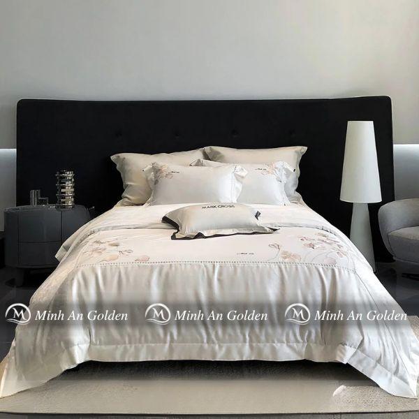 Chăn ga gối lụa Mark Cross