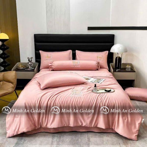 Chăn ga gối phi lụa loại 1