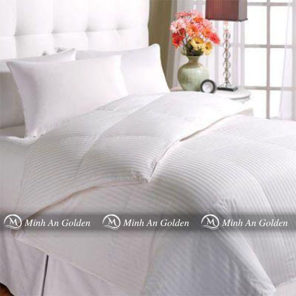 chăn ga gối Poly sọc 1 cm