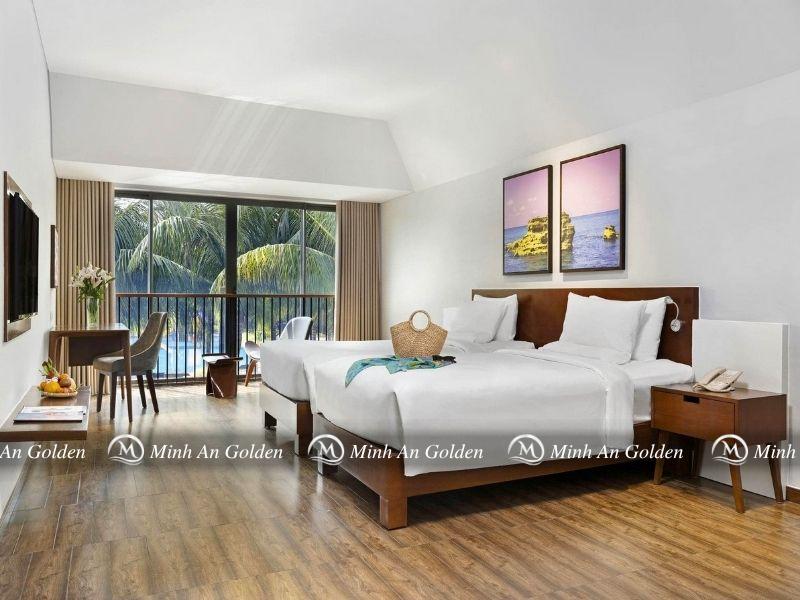 Chất liệu vải cotton 100% giúp chăn ga T400 bền đẹp theo thời gian