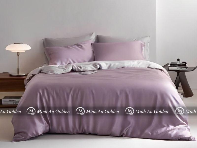 Chăn ga gối Tencel Bạc Hà màu sắc tươi sáng và mịn màng