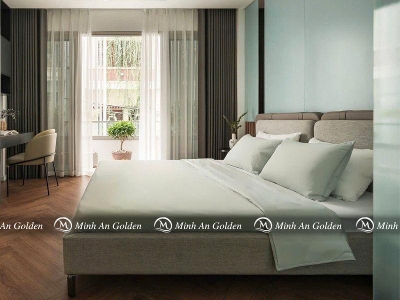 Chăn ga Tencel Bạc Hà kháng khuẩn, thân thiện môi trường