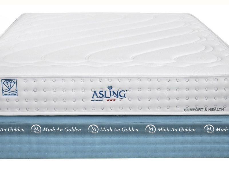 Cận cảnh kết cấu bề ngoài của đệm Asling 3 sao