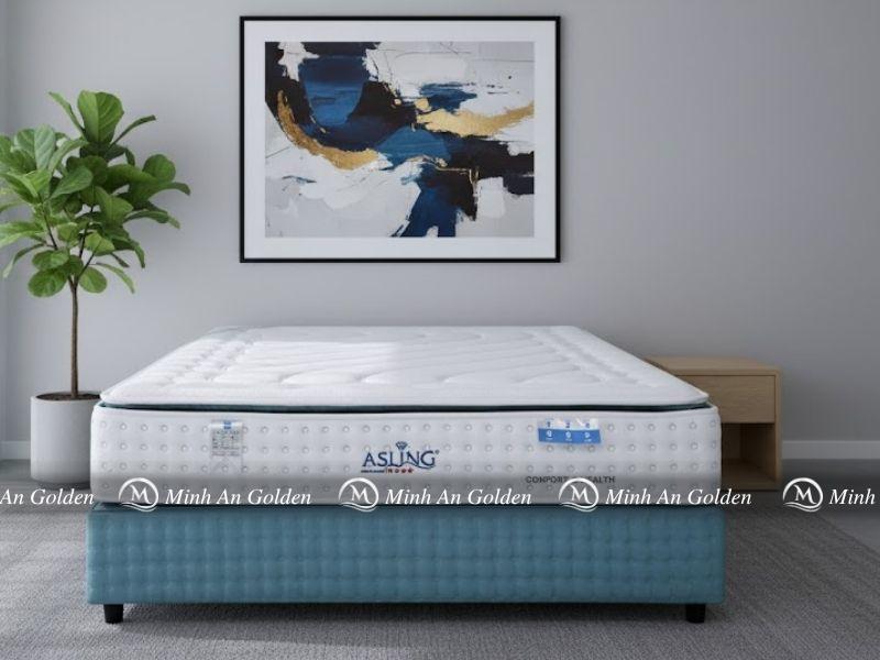 Đệm lò xo Asling 4 sao có độ dày và kích thước tiêu chuẩn Đệm lò xo Asling 4 sao có độ dày và kích thước tiêu chuẩn
