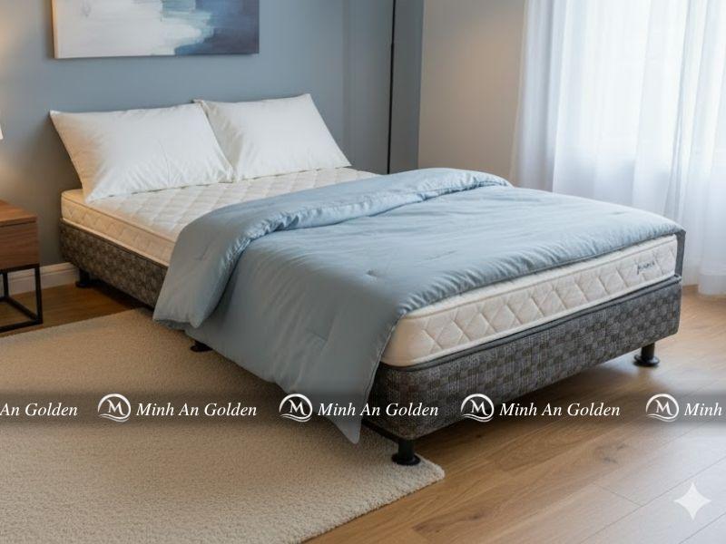 Divan kệ giường loại 2 bố trí đồng bộ trong căn hộ cao cấp Divan kệ giường loại 2 bố trí đồng bộ trong căn hộ cao cấp