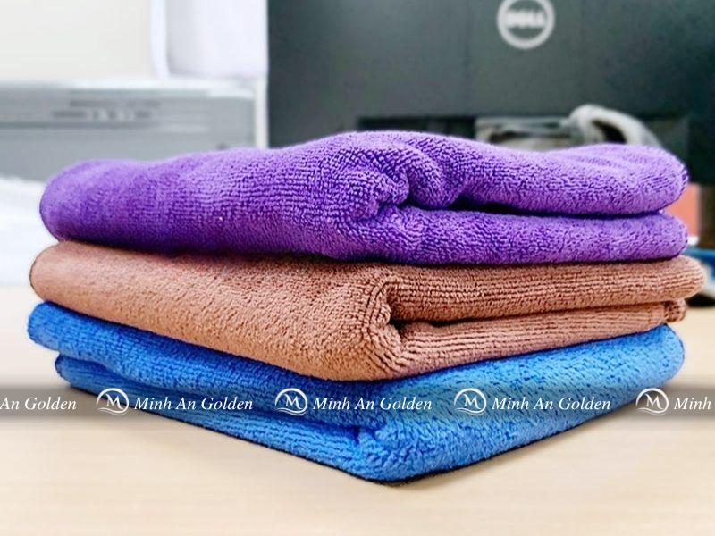 mẫu khăn tắm sợi Microfiber nhiều màu sắc