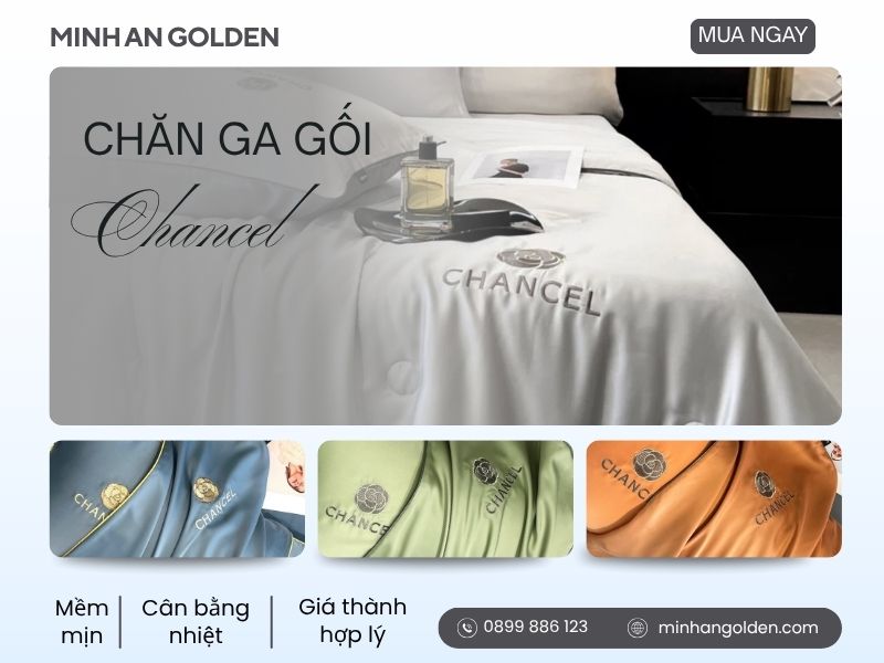 Mua ngay chăn ga gối Chancel chính hãng tại Minh An Golden Mua ngay chăn ga gối Chancel chính hãng tại Minh An Golden