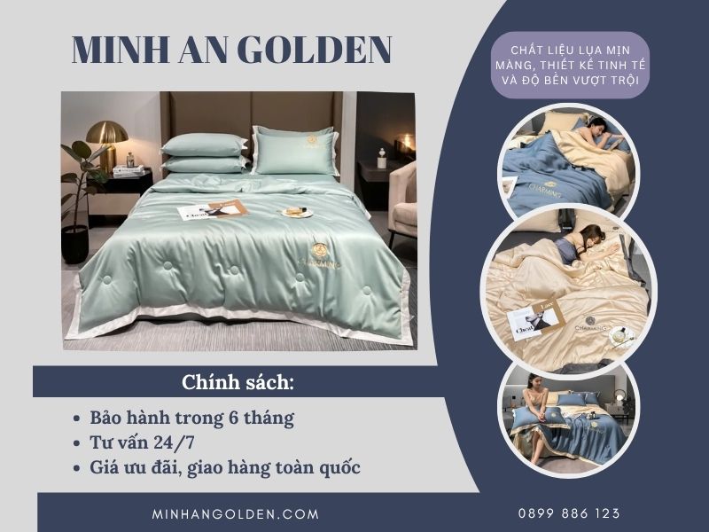 Minh An Golden - Cam kết cung cấp chăn ga cao cấp, chính hãng Minh An Golden - Cam kết cung cấp chăn ga cao cấp, chính hãng