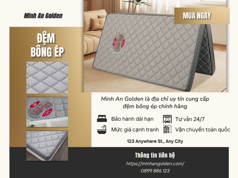 Minh An Golden – đại lý chính hãng phân phối đệm Tuấn Anh Vinawarm Fiber Minh An Golden – đại lý chính hãng phân phối đệm Tuấn Anh Vinawarm Fiber