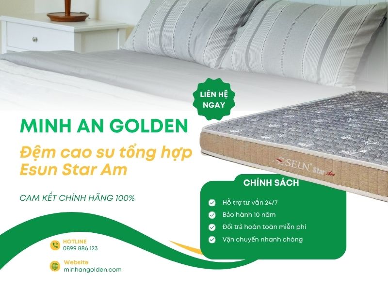 Minh An Golden là đơn vị cung cấp đệm cao su tổng hợp uy tín