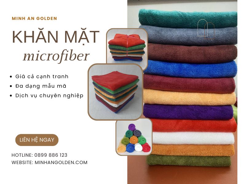 Mua ngay khăn mặt sợi Microfiber tại Minh An Golden