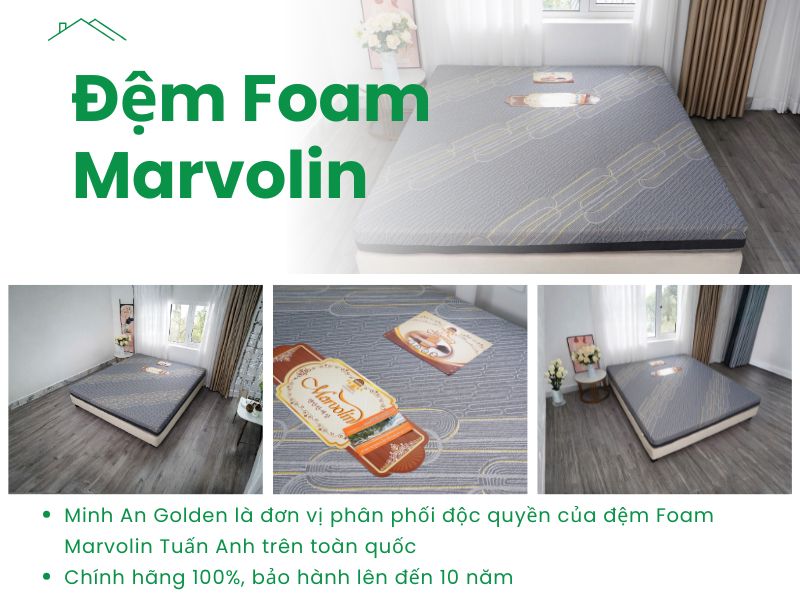 Minh An Golden cung cấp đệm Foam Marvolin Tuấn Anh chính hãng