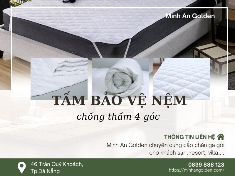 Mua tấm bảo vệ nệm 4 góc chất lượng tại Minh An Golden