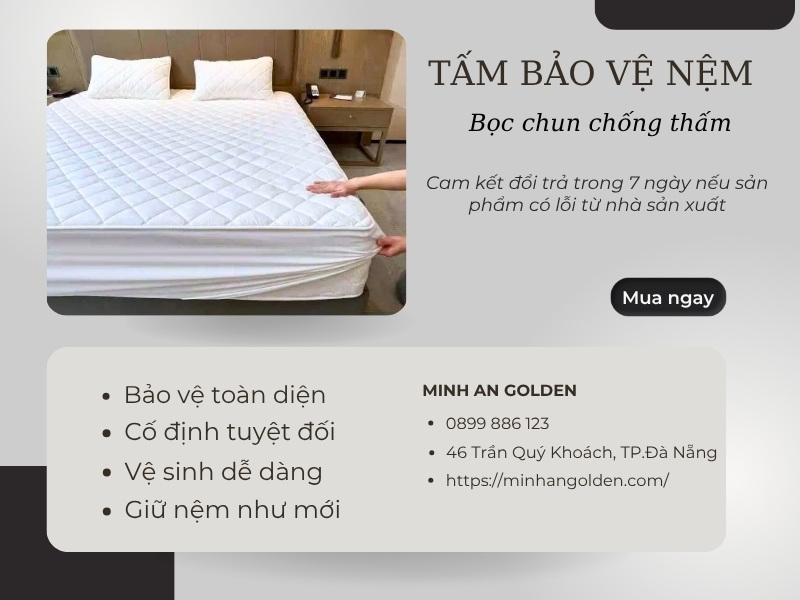 Mua ngay tấm bảo vệ nệm bọc chun tại Minh An Golden Mua ngay tấm bảo vệ nệm bọc chun tại Minh An Golden