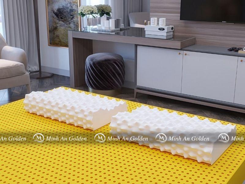 Ruột gối cao su thiên nhiên với các núm massage