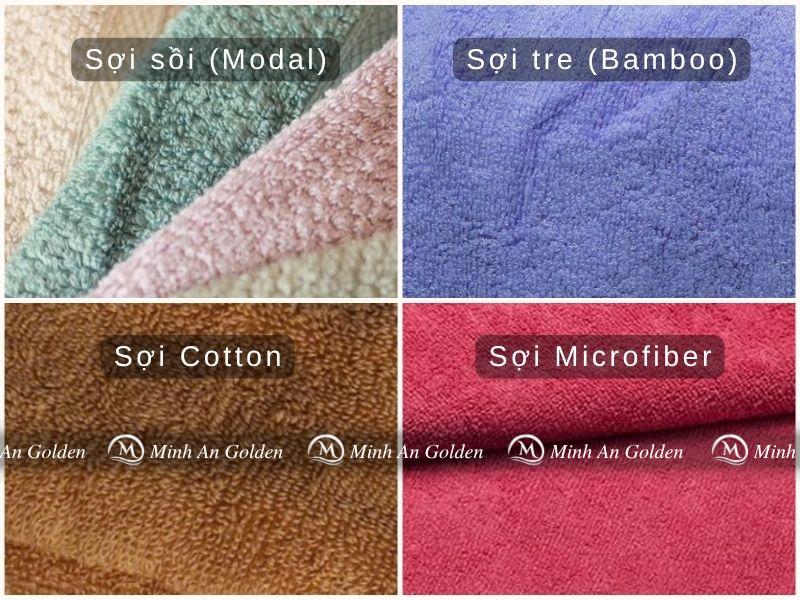 Cận cảnh 4 loại khăn tắm phổ biến