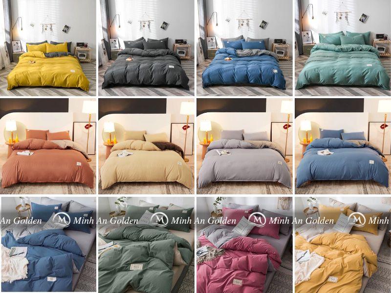 Bảng màu chăn ga gối tici cotton
