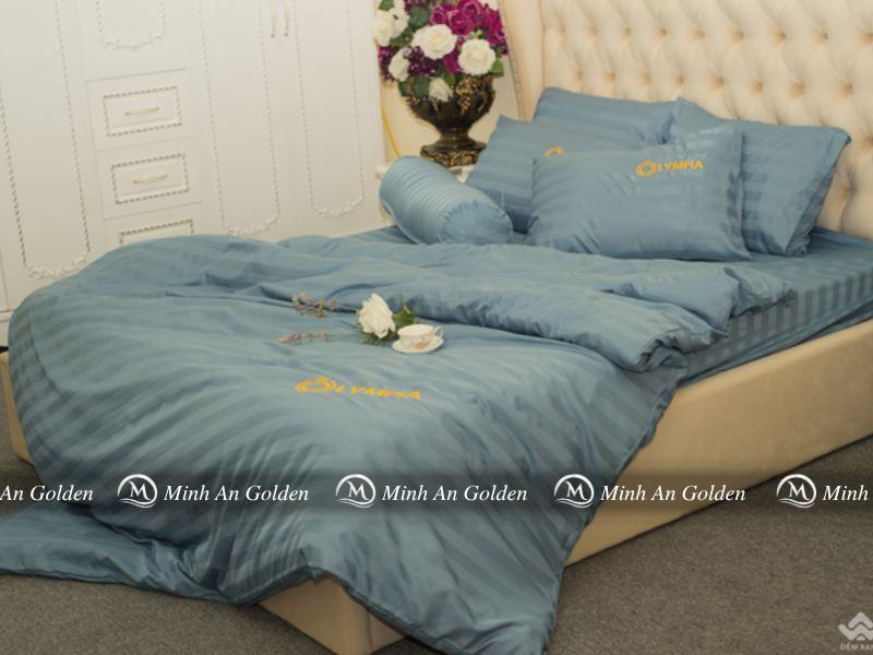 Ảnh bộ chăn ga cotton lụa kết hợp sự mềm mịn và thoáng khí Ảnh bộ chăn ga cotton lụa kết hợp sự mềm mịn và thoáng khí