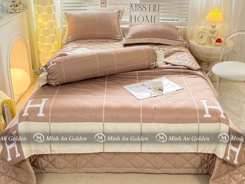 Chăn ga phi lụa thoáng mát cho mùa hè Chăn ga phi lụa thoáng mát cho mùa hè