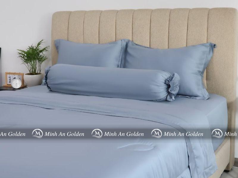 Bề mặt Tencel mịn mượt mang lại cảm giác chạm nhẹ nhàng