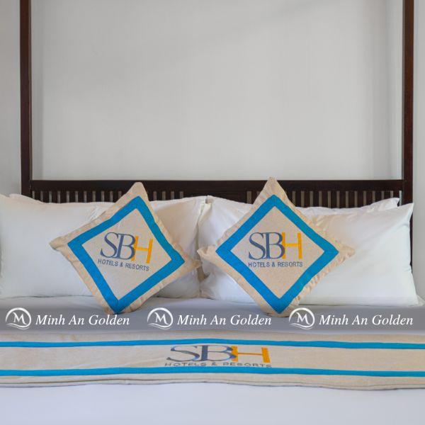 Tấm trang trí vải thô