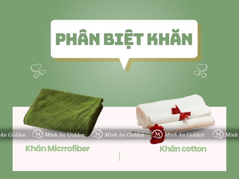 So sánh khăn microfiber với khăn cotton