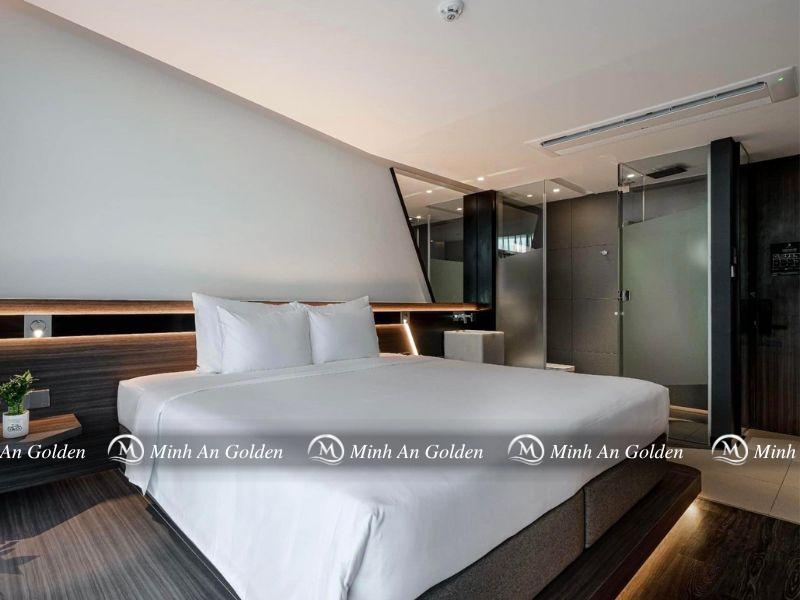 Chăn ga gối với kích thước tiêu chuẩn khách sạn