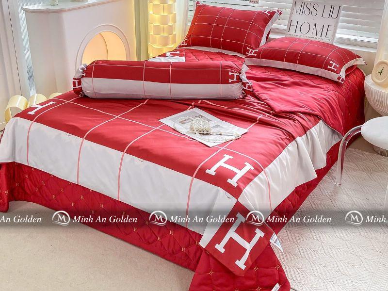 Mẫu chăn ga gối đệm phi lụa kích thước 1m6 x 2m