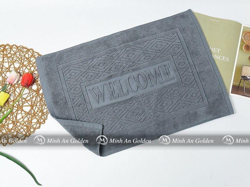 Thảm dập welcome kích thước tiêu chuẩn 46 x 62 cm