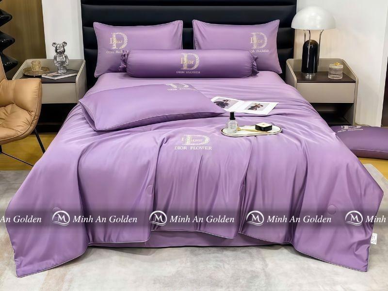 Mẫu chăn ga gối phi lụa với bề mặt bóng mượt Mẫu chăn ga gối phi lụa với bề mặt bóng mượt