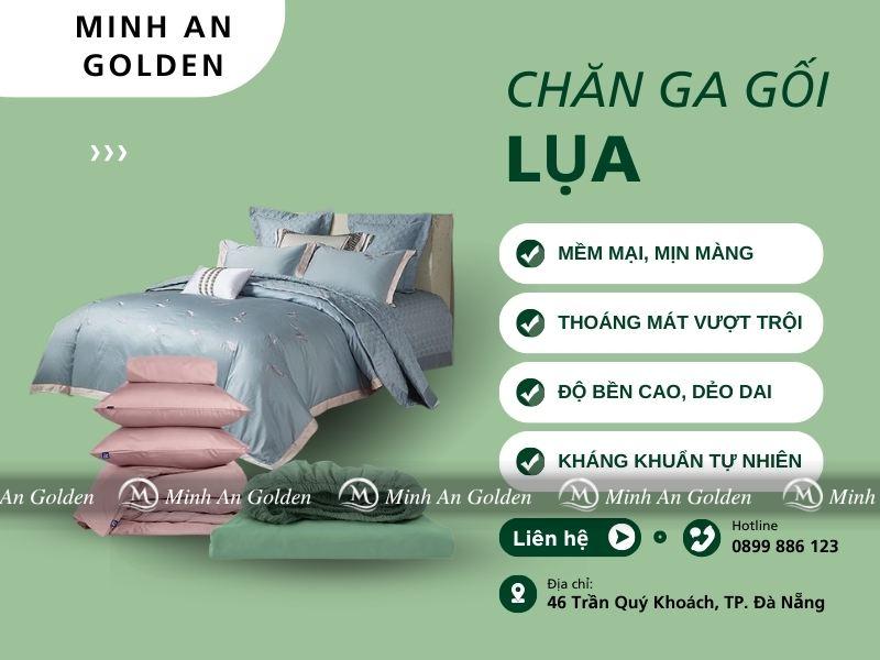 Mua ngay chăn ga gối lụa cao cấp tại Minh An Golden Mua ngay chăn ga gối lụa cao cấp tại Minh An Golden