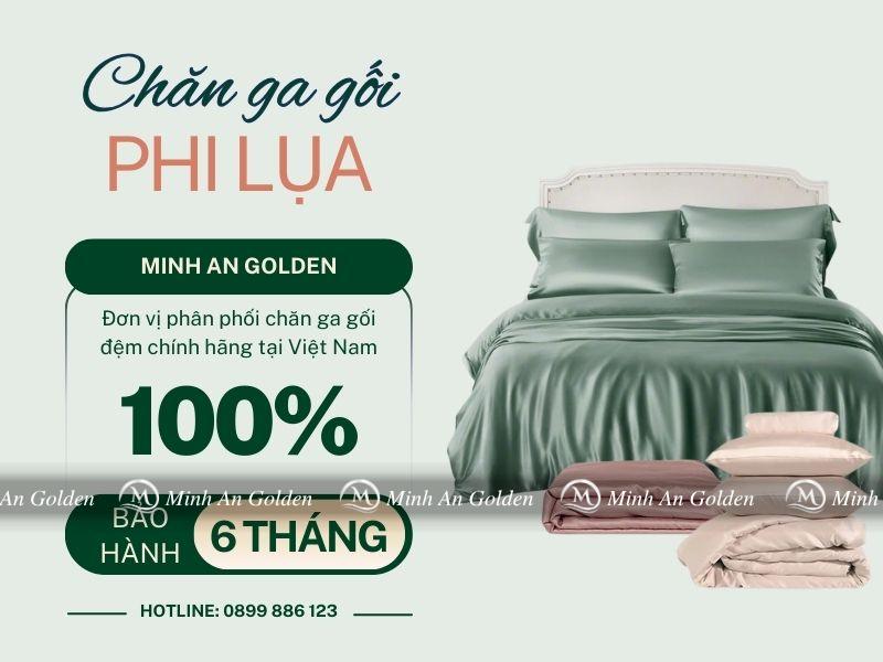 Minh An Golden - Đơn vị cung cấp chăn ga gối đệm phi lụa Minh An Golden - Đơn vị cung cấp chăn ga gối đệm phi lụa