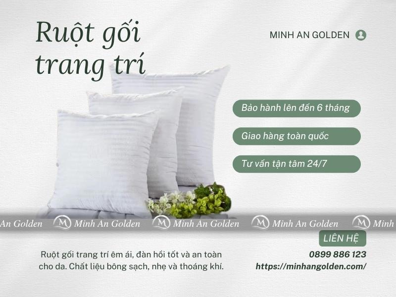 Mua ngay ruột gối vuông trang trí tại Minh An Golden