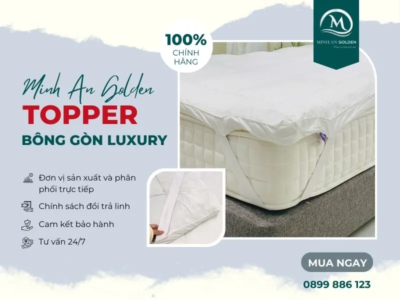 Minh An Golden cung cấp topper Dulux chính hãng với chất lượng đảm bảo