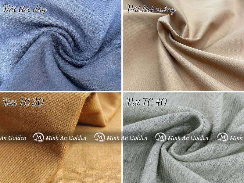 Phân loại các loại vải Cotton Tici phổ biến