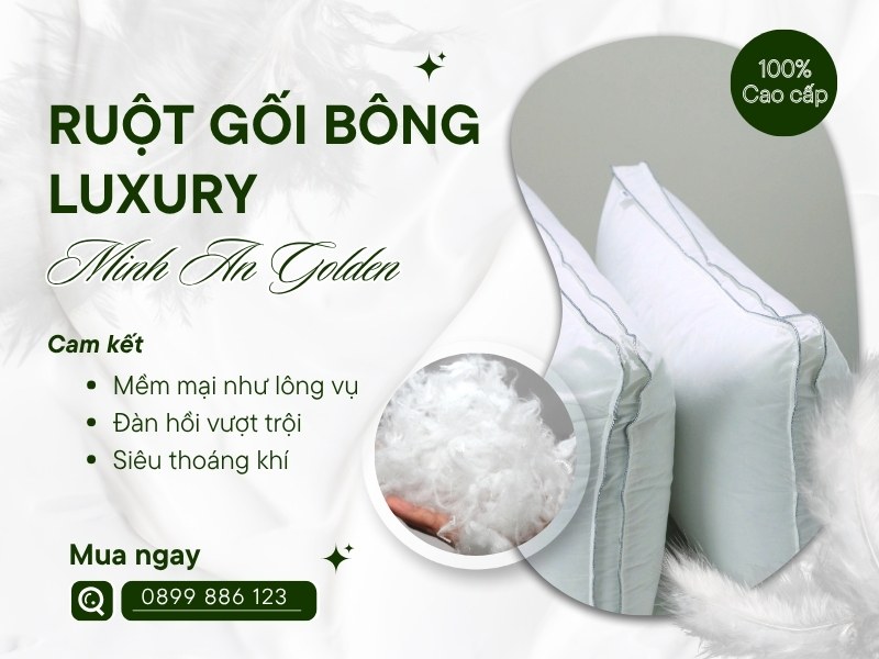 Minh An Golden chuyên cung cấp ruột gối cao cấp cho khách sạn và resort