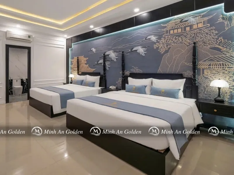 Dự án chăn ga gối khách sạn tại Elegant Hotel Huế