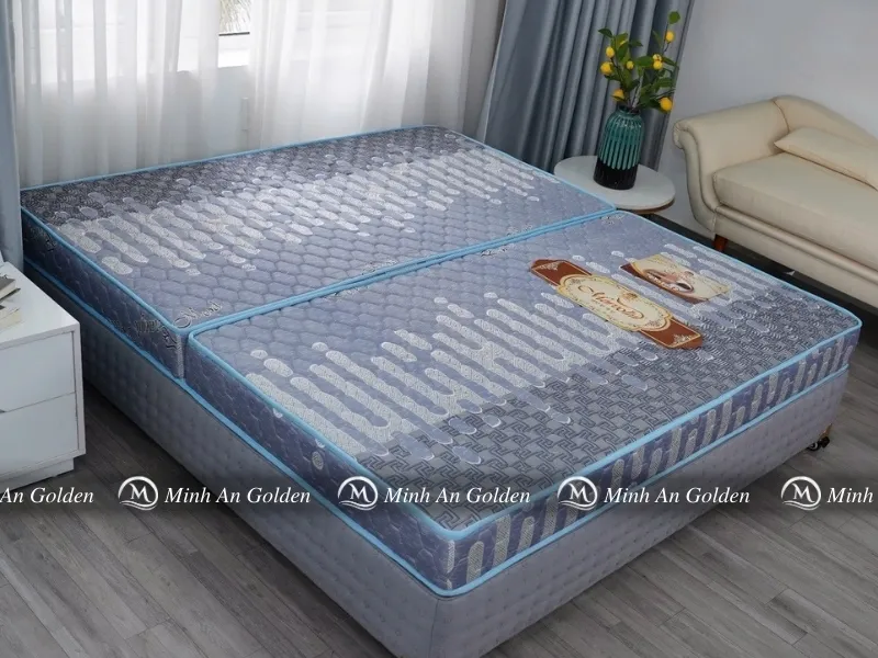Đệm bông ép khách sạn chắc chắn, hạn chế lún và dễ bảo quản