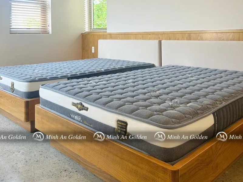 Đệm lò xo mang lại độ đàn hồi tốt và khả năng nâng đỡ tốt