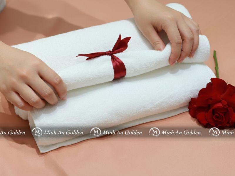 Khăn mặt chất liệu cotton có độ bền cao