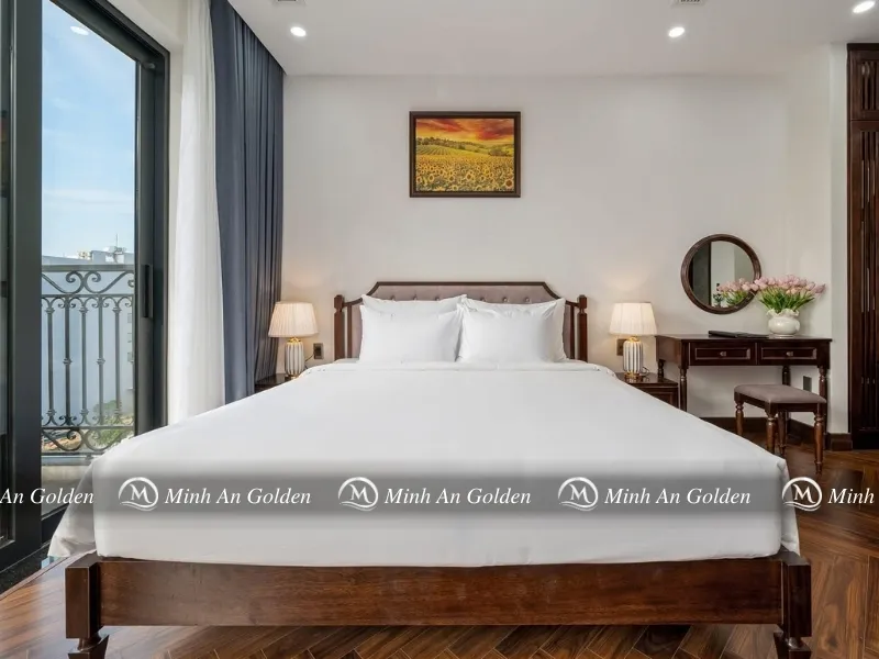 Ga giường khách sạn có độ ôm khít, phẳng phiu và dễ vệ sinh