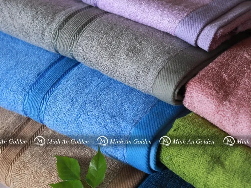 Khăn bamboo sợi tre thân thiện môi trường, kháng khuẩn tự nhiên