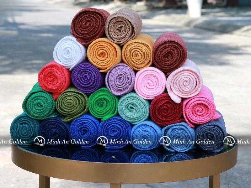 Khăn tay khách sạn đa dạng màu sắc, phù hợp mọi không gian