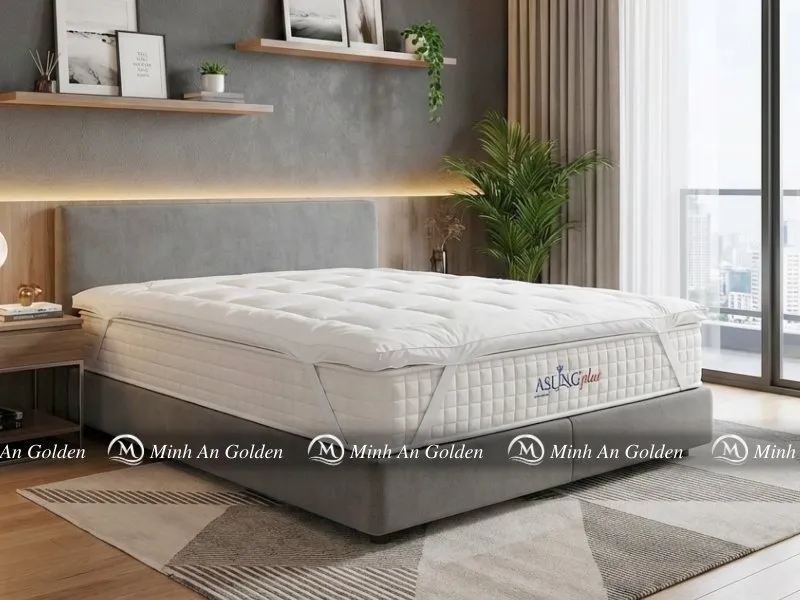 Topper là tấm đệm tiện nghi đặt trên bề mặt nệm